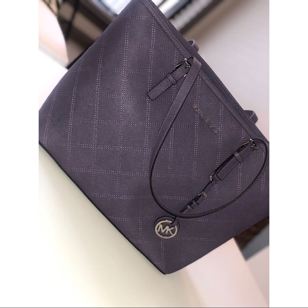 Michael Kors Tote Purple Bag
